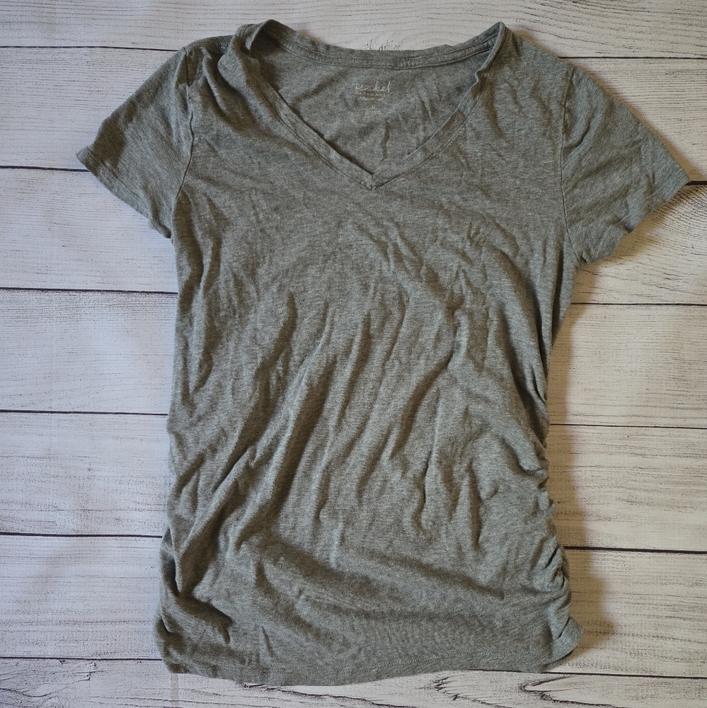 Isabel Maternity V-neck - Gray - M